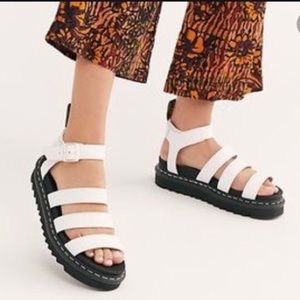 Dr. Martens Women's Blaire Sandal - Size 11/White